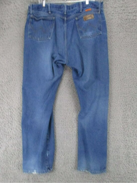 Wrangler Other - Wrangler Jeans Mens 40x32 Medium Wash Cotton High Rise FR 47 Regular Fit *Read*